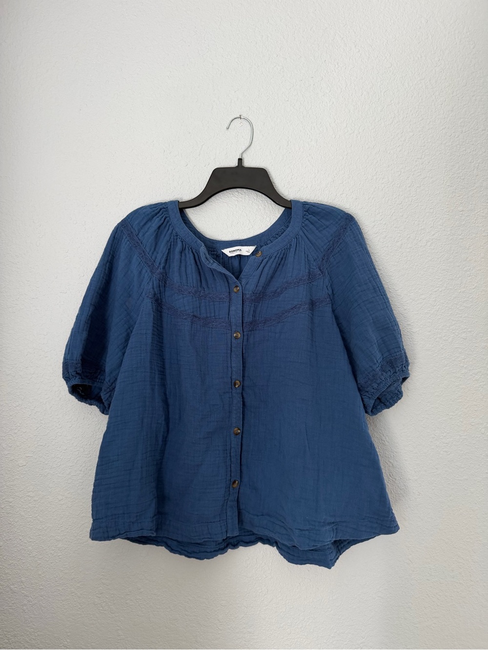 Sonoma Lace Button Up Blouse